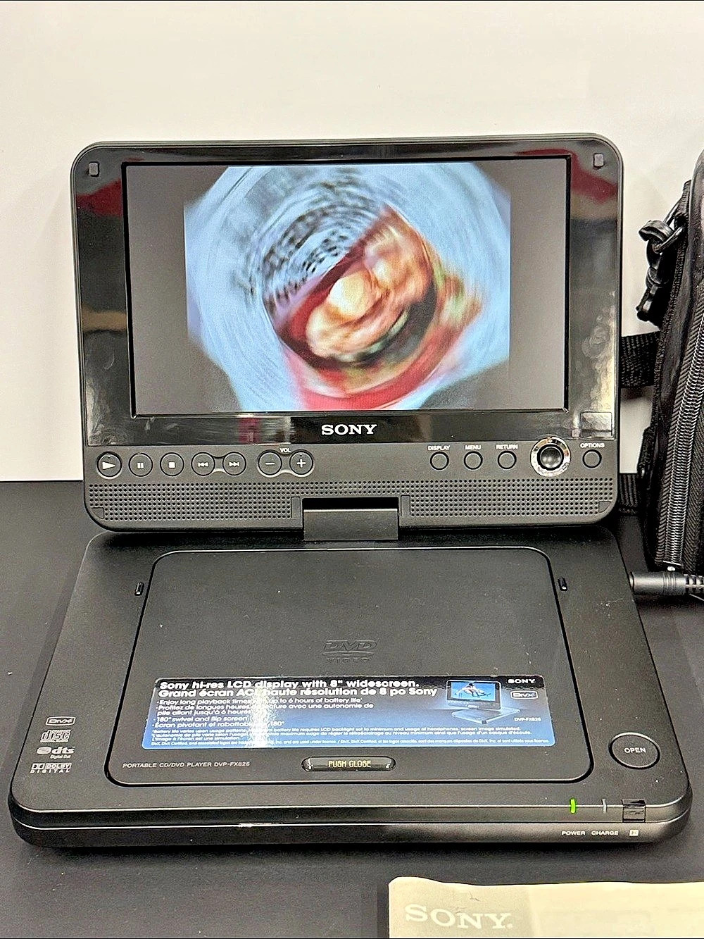 Sony DVP-FX825 Portable CD/DVD Player Portable DVD Player Black